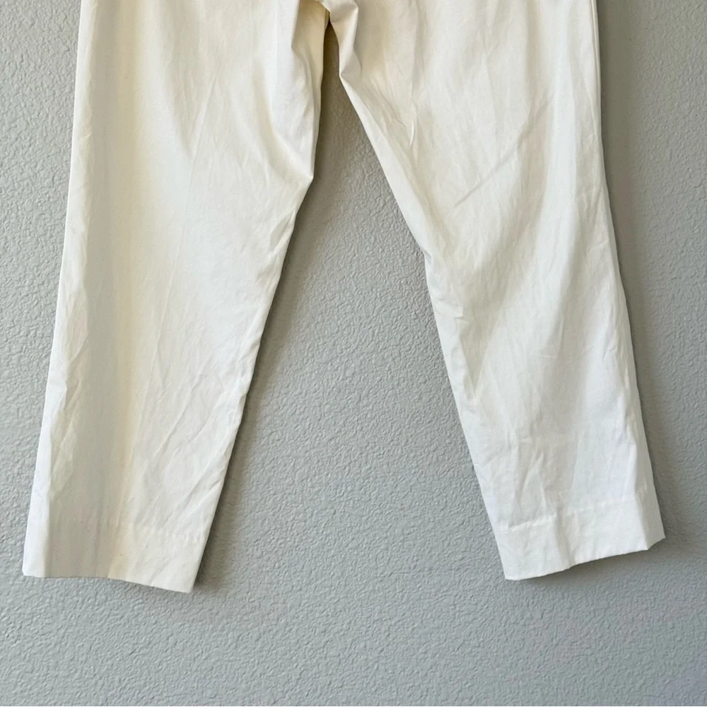 Loro Piana Women’s Philadelphia Straight‎ leg Cotton Silk Trouser pants 42 / 6